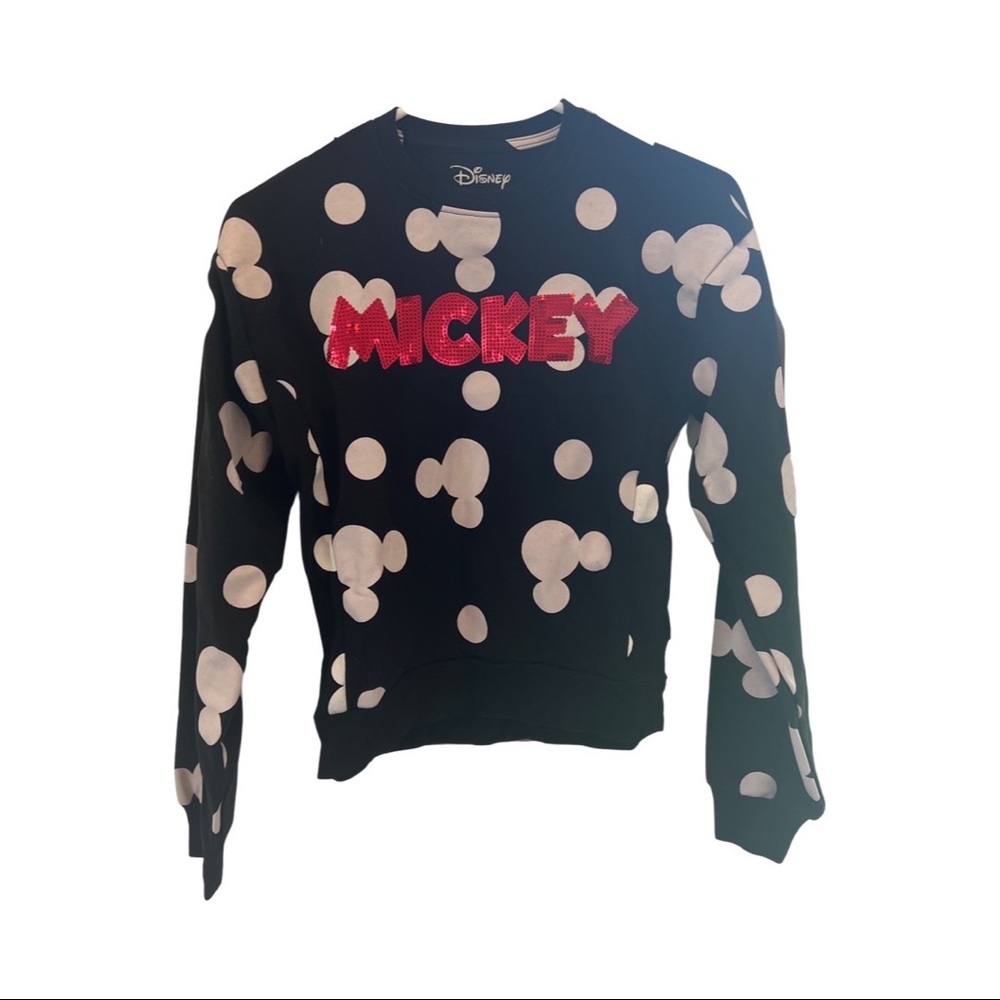 Mickey Mouse black and white sweatshirt